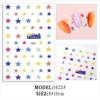 Papel adhesivo para uñas Yueji Red de internet bolsa de expresión facial sonrisa patrón de uñas pequeño fresco amor estrella color calcomanías para uñas