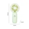 Novo Ventilador de Mão Temu Recarregável Ventilador Turbo para Estudantes Portátil ao Ar Livre Alto Fluxo de Ar Mini Ventilador de Mão