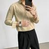 Nueva Camisa de Manga Larga para Hombre 2021 Estilo Coreano Juvenil Casual Moda Estilo Urbano Algodón Ajustada Camisa para Hombre