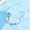 Collar Europeo y Americano Transfronterizo Estilo Bohemio Estrella de Mar Concha Vacaciones en la Playa Pulsera Tejida ins Serie Océano