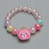 Conjunto de pulseiras de comércio exterior para crianças coreanas, joias femininas para princesas, pulseiras para bebês, acessórios infantis