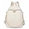Mochila de Tela Oxford Nueva 2025 Mochila Textil Casual de Moda Combinable Simple para Exterior Bolsa de Viaje para Mujer