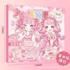 Nuevo Libro de Pegatinas de Juego de Disfraces para Niñas Xinmo, Pegatinas Energéticas de Maquillaje de Princesa para que Jueguen las Niñas Pequeñas