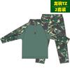 Traje de camuflaje para niños Traje táctico de rana de verano para hombre Estudiante Jardín de niños Campamento de verano Ropa de entrenamiento militar Venta al por mayor Manga corta
