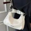 Nova Bolsa Transversal Estilo Coreano com Laço para Mulheres Primavera 2026, Bolsa de Ombro com Design Único, Bolsa de Ombro Fofa e Versátil