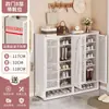 Zapatero simple para entrada, zapatero de gran capacidad para guardar zapatos, a prueba de polvo, con capacidad para 40 pares de zapatos, nuevo modelo de mueble para entrada