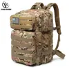 Mochila Tática 3P Transfronteiriça, Mochila de Caminhada Outdoor de Grande Capacidade, Mochila Multifuncional Camuflada para Montanhismo e Corrida em Trilha Venda por Atacado