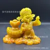 Adorno de Piedra Shoushan Dios de la Riqueza 1688, Imitación de Tian Huang, Lingote de Riqueza Diaria Tallado, Decoración Feng Shui para Entrada de Sala de Estar en Casa