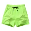 Shorts deportivos casuales de verano finos para hombre, shorts de secado rápido hasta la rodilla, shorts de playa holgados de moda estilo americano