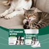 Toallitas Limpiadoras de Dientes para Mascotas Eeljoy Limpian Partículas Residuales entre los Dientes, Refrescan el Mal Aliento Bucal y Son Convenientes de Usar
