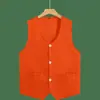 040A Colete de Corte Afiado Roupas para Adultos e Crianças Roupa de Trabalho para Grupos Corporativos Camisa Cultural com Estampa de Logo Estilo Unissex