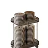 Soporte para Host de Computadora Oficina Hogar Escritorio Chasis Extraíble Gabinete de Colocación Base de Colocación con Bandeja con Ruedas