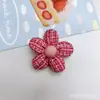 Tecido Estilo Coreano Pequeno Estilo de Luxo Flor Laço DIY Presilha de Cabelo Acessórios Roupa Capa de Celular Acessórios para Roupa