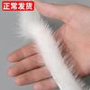 Tiras de Piel de Visón DIY Traje Tang Hanfu Ropa con Flecos Accesorios Encaje Decorativo de Piel Ribete de Felpa Accesorios de Piel