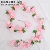 Duto de Ar Condicionado Teto Interno Decoração de Casamento Planta de Trepadeira Plástica Trepadeira de Flor de Cerejeira Artificial Pendurada na Parede Trepadeira de Flor Falsa