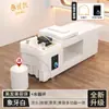 Cama de Champú para Tratamiento Capilar, Cama de Masaje Dedicada para Barbería y Salón de Belleza con Circulación de Agua a Temperatura Constante y Vaporización, Exportación Transfronteriza