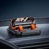 Soporte para Teléfono Móvil de Coche Placa de Matrícula de Estacionamiento Dos en Uno Multifuncional Adhesivo Estable Antivibración Tablero de Instrumentos Soporte de Navegación