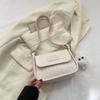 Bolsa de Verano 2023 nueva pequeña fresca bandolera para mujer textura de bolsa macarrón bolsa mensajera pequeña suave bolsa europea mujer