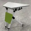Mesa Plegable Combinada Hexagonal Mesa de Conferencias Móvil Empalmable Tira Larga con Ruedas Sala de Entrenamiento Escalera Plegable Leide Zhu