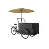 Carrito de Café Móvil, Carrito de Ventas Multifuncional, Decoración, Puesto de Monta Inversa, Triciclo Exterior de Té con Leche y Helado