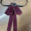 Corbata JK Estilo Coreano para Mujer Ropa Profesional de Trabajo Cuello de Camisa Flor Negocios Corbata Negra Moño