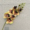 7 Orquídeas Phalaenopsis Artificiais para Arranjos de Casamento, Flores Artificiais para Decoração de Casa, Arte Floral para Decorações de Casamento, Compra em Lote Pequeno