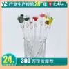 Palillo Mezclador Creativo de Acrílico, Cuchara Mezcladora para Copa de Vino, Palillo Mezclador para Café, Palillo de Cóctel de Plástico, Cuchara, Cuchara para Copa de Vino