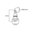 Plata Pura S999 Estilo Chino Nuevo Retro Colgante Pequeño de Calabaza Pulsera de Cuerda Hecha a Mano DIY Colgante de Carrito Pequeño