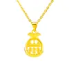 Pingente Exquisito de Ábaco Saco da Fortuna Ouro 24K Imitado para Mulheres, Moda Estilo Étnico Celebridade da Internet Transmissão ao Vivo Joias Atacado Transfronteiriço