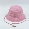 Sombrero de pescador de secado rápido para mujer verano protección solar visera sombrero de cuenca sombrero para el sol plegable suave cortavientos con cordón sombrero de pesca para hombre
