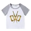 Traje Infantil 2023 Chad Wild Clay Verão Bermuda Shorts Camiseta Manga Curta Shorts Casual Esportivo Conjunto de Duas Peças