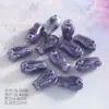 Pulsera Linda de Cuentas de Cerámica Galvanizada con Forma de Pez Agujero Recto Doble Cara Material para Manualidades Cuentas Sueltas de Pez Pequeño Accesorios para Cadena de Teléfono Móvil Cuentas de Porcelana
