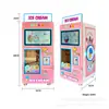 Máquina Pequeña de Helados Totalmente Automática Personalizada, Máquina Expendedora Inteligente No Tripulada, Máquina de Helados Casera Tipo Aspersor con Múltiples Sabores