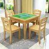 Mesa de Mahjong Plegable para Uso en Casa, Mesa de Comedor Exterior Portátil y Sencilla para Jugar Mahjong