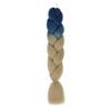 Nueva versión de trenza grande [doble color] Trenza africana sucia peluca trenza cola de caballo fibra química seda de alta temperatura color trenza grande