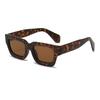 Nuevas gafas de sol cuadradas cóncavas-convexas europeas y americanas, gafas de sol de moda para mujer, gafas de sol con montura pequeña transfronterizas