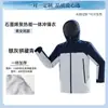 Chaqueta de plumón integrada con grafeno de alta gama, ropa de trabajo hecha a medida, abrigo de negocios para ejecutivos de otoño/invierno, con impresión de logotipo