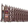 Fabricante Directo de Puertas Retráctiles Eléctricas de Aluminio Venta Directa Patio de Villa Fábrica Puerta Eléctrica Inteligente Sin Rieles Silenciosa Totalmente Automática