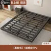 Cama de Hierro Forjado Marco de Cama Flotante para Uso en el Hogar, Cama Doble Engrosada, Acero Inoxidable Sin Cabecero, Cama con Marco de Hierro, Marco de Listones Tatami
