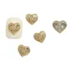 Buccellati Manicura Joyería de Circonita Lujo Ligero Estilo Retro Trébol de Cuatro Hojas Corazón Diamante para Uñas Super Brillante Accesorios Venta al por Mayor