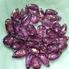 Acessórios de joias antigas faça você mesmo 8*14 gotas de água esmalte checo gotas de água cor orquídea grampo de cabelo vestido han material de vestido de noiva