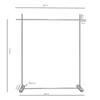 Estante de exhibición para tienda de ropa accesorios de exhibición de piso a techo ropa sencilla para mujer estante isla estante para tienda de ropa acero inoxidable