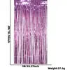 Traje para Fiesta de Revelación de Sexo de Bebé Cortina de Lluvia de Seda Rosa Brillante Azul Mantel Decoración para Fiesta de Cumpleaños Infantil