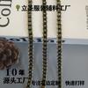 Accesorios para Ropa Xiaoxiangfeng Hilo Dorado y Plateado Trenzado Forma de S Borde de Ola de Agua Incrustado con Encaje Listos para la Venta