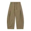 Yidao Vintage Outono 2026 Novidades Calças Casuais Largas Patchwork Desconstruído Unissex Estilo Cityboy Japonês Wide-Leg