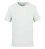 Camiseta de Algodón Mercerizado de Verano para 26 Años, 60 Hilos, Doble Cara, Cuello Redondo, Manga Corta, Fresca, Transpirable, Casual y Cómoda, Camiseta Antibacteriana 10A
