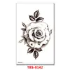 Pegatina de Tatuaje Pegatina de Tatuaje para Mujer Flor Brazo Medio Brazo Set de Pegatinas de Tatuaje