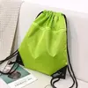 Mochila impermeable con cordón para hombre y mujer, para exteriores, almacenamiento de gran capacidad, bolsa de viaje, bolsa para deportes de running