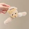 Pinza de Pelo Grande de Felpa Estilo Perezoso Otoño e Invierno para Mujer, Pinza de Tiburón de Gama Alta y Exquisita para la Parte Posterior de la Cabeza