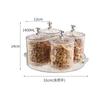 Plato de Fruta Seca de Lujo Ligero para el Hogar Sala de Estar Recipiente para Nueces y Botanas Semillas de Melón Transparente Sellado a Prueba de Humedad Caja de Dulces Plato de Fruta de Año Nuevo